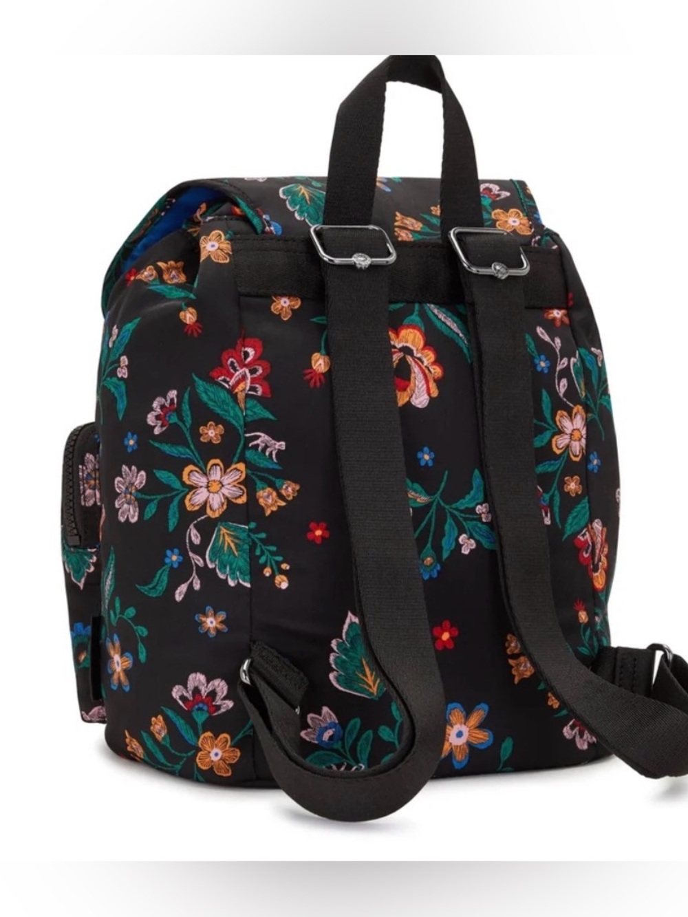 KIPLING Anto Backpack FRIDA KAHLO Black Floral Small - Picture 4 of 11